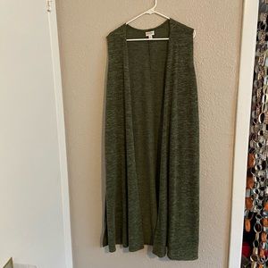 Long dress vest